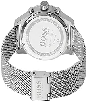 Boss Black Dial Stainless Steel Strap