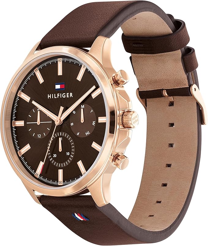 Tommy Brown Dial with Brown Leather Strap